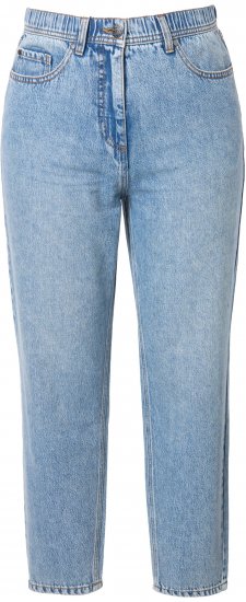 Ulla Popken Lyocell Blend Stretch Fit Jeans Mid Blue Denim - Džinsi & Bikses Lielos Izmēros – Plus Size - 