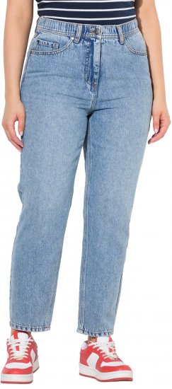 Ulla Popken Lyocell Blend Stretch Fit Jeans Mid Blue Denim - Džinsi & Bikses Lielos Izmēros – Plus Size - 