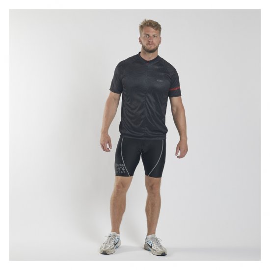 North Latitude Sport Bike Shirt Black - Velo apģērbs - 