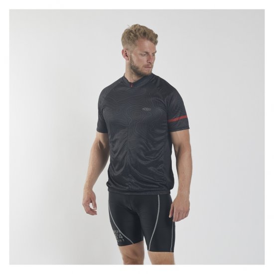 North Latitude Sport Bike Shirt Black - Velo apģērbs - 