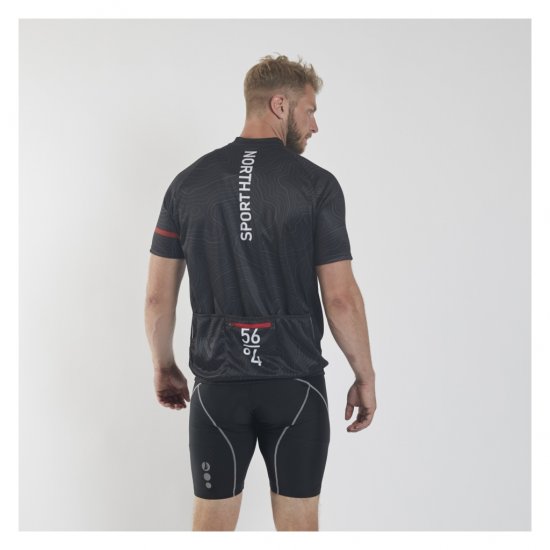 North Latitude Sport Bike Shirt Black - Velo apģērbs - 