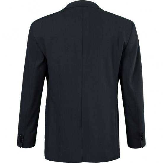 JP1880 Classic Two Button Stretch Suit Jacket Grey - Uzvalki un žaketes - Liela izmēra uzvalki un bleizeri