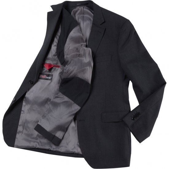 JP1880 Classic Two Button Stretch Suit Jacket Grey - Uzvalki un žaketes - Liela izmēra uzvalki un bleizeri