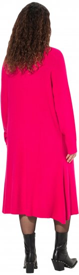 Ulla Popken Long Turtleneck Duster Sweater Red Pink - Džemperi un džemperi ar kapuci - 