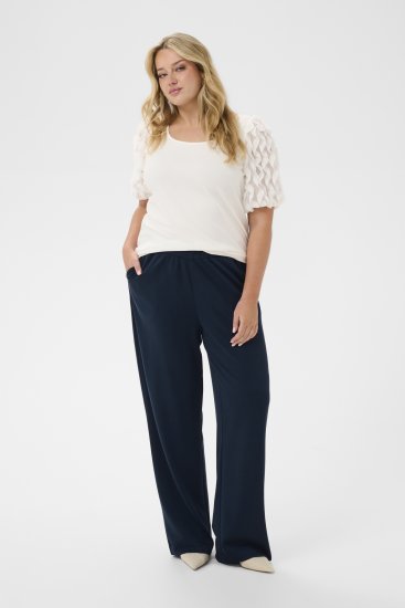 Kaffe Curve Annia Sweatpants Navy - Džogeri - 