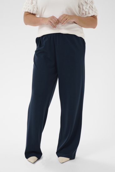 Kaffe Curve Annia Sweatpants Navy - Džogeri - 