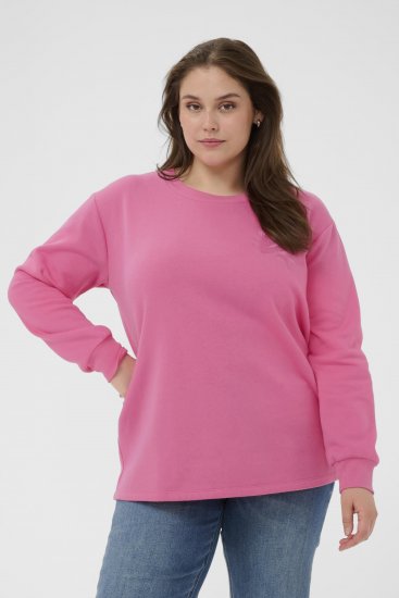 Kaffe Curve Sus Sweatshirt Pink Power - Džemperi - 