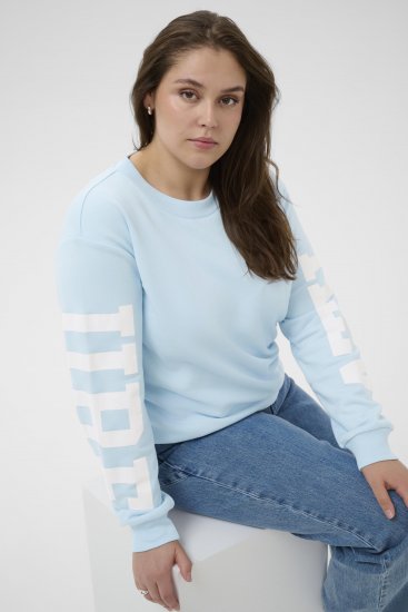 Kaffe Curve Mila Sweatshirt Nantucket Breeze Blue - Džemperi - 