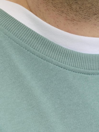 Jack & Jones Brandon Sweatshirt Turquoise - Džemperi un džemperi ar kapuci - Džemperi - 2XL-14XL
