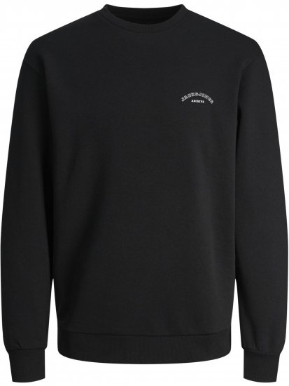 Jack & Jones College Logo Sweatshirt Black - Džemperi un džemperi ar kapuci - Džemperi - 2XL-14XL