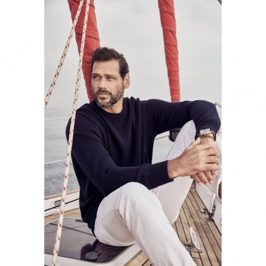 JP1880 Pullover Sweater Dark Navy TALL - VĪRIEŠU APĢĒRBS MT-6XLT - Apģērbs gariem vīriešiem