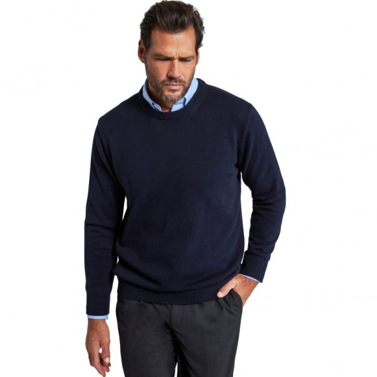 JP1880 Pullover Sweater Dark Navy TALL - VĪRIEŠU APĢĒRBS MT-6XLT - Apģērbs gariem vīriešiem