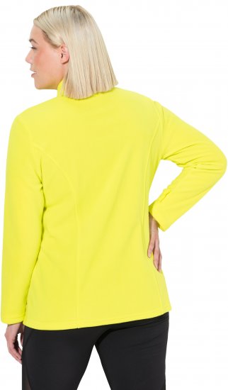 Ulla Popken Modular Fleece Zip Front Jacket Lime - Džemperi un džemperi ar kapuci - 