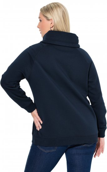 Ulla Popken Rhinestone Snowflake Turtleneck Sweatshirt Navy - Džemperi un džemperi ar kapuci - 