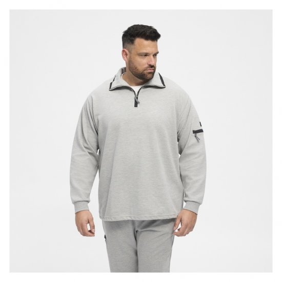 North Latitude Ottoman Sweatshirt Mid Grey - Džemperi un džemperi ar kapuci - Džemperi - 2XL-14XL