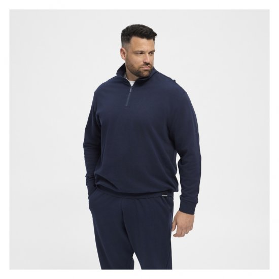 North Latitude Half-Zip Sweatshirt Navy Blue - Džemperi un džemperi ar kapuci - Džemperi - 2XL-14XL