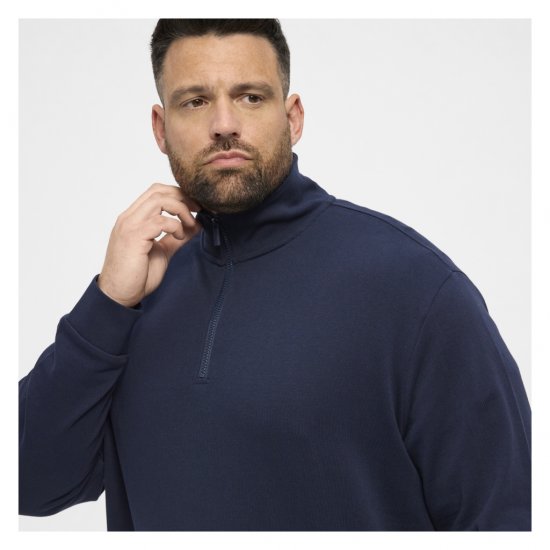 North Latitude Half-Zip Sweatshirt Navy Blue - Džemperi un džemperi ar kapuci - Džemperi - 2XL-14XL