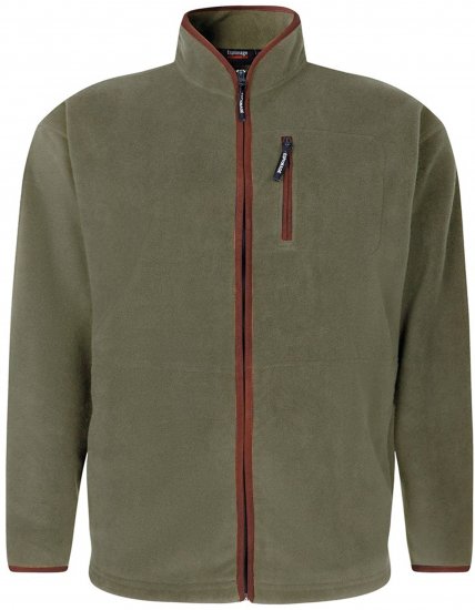 Espionage FL048 Microfleece Jacket Olive Green - Fleece apģērbs - Fleece jakas/apģērbi lieli izmēri
