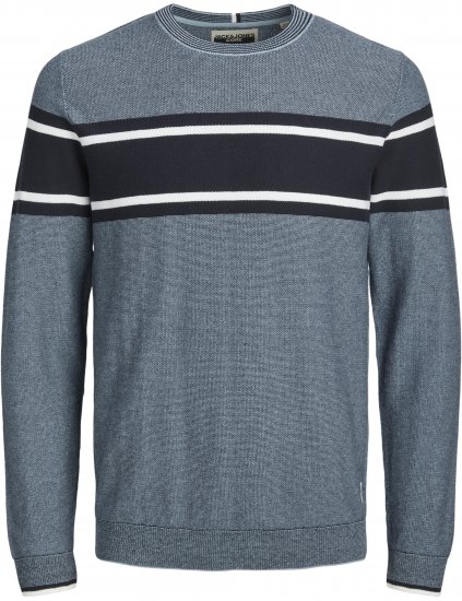 Jack & Jones Logan Spring Knitted Pullover Turquoise - Džemperi un džemperi ar kapuci - Džemperi - 2XL-14XL