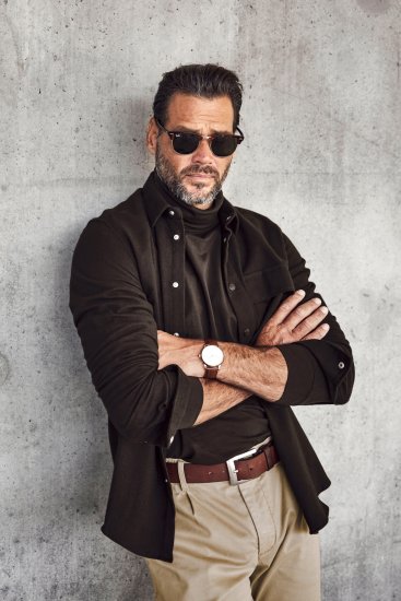 JP1880 Turtleneck Sweatshirt Long Sleeve Dark Brown - Džemperi un džemperi ar kapuci - Džemperi - 2XL-14XL