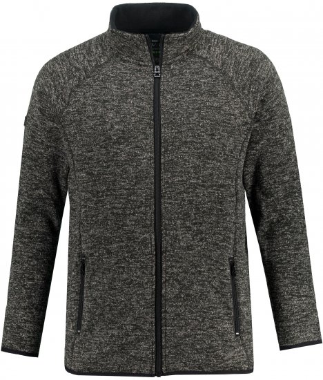 JAY-PI Knitted Fleece Jacket Gray - Jakas & Lietus apģērbs - Jakas - 2XL-12XL