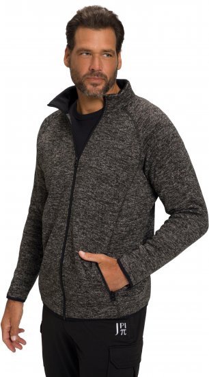 JAY-PI Knitted Fleece Jacket Gray - Jakas & Lietus apģērbs - Jakas - 2XL-12XL
