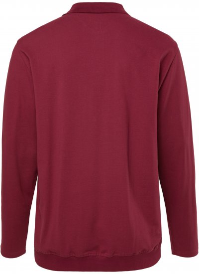 JP1880 Polo Shirt Pique Long Sleeve Red - Polo krekli - Polo krekli - 2XL-8XL