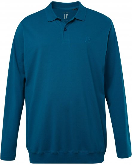 JP1880 Polo Shirt Long Sleeve Blue - Polo krekli - Polo krekli - 2XL-8XL