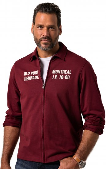 JP1880 Sweatshirt Long Sleeve Boxy Fit Red - Džemperi un džemperi ar kapuci - Džemperi - 2XL-14XL