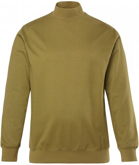 JP1880 Sweatshirt Stand-up Collar Smooth Fabric Dark Olive - Džemperi un džemperi ar kapuci - Džemperi - 2XL-14XL