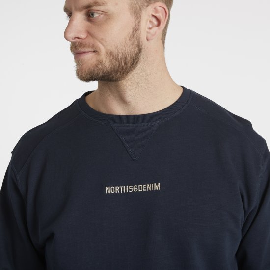 North Latitude Denim Logo Sweatshirt Navy Blue TALL - TALL džemperi - 