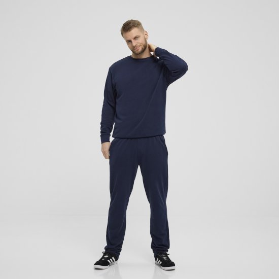 North Latitude Denim Crew Neck Sweatshirt Navy Blue TALL - TALL džemperi - 