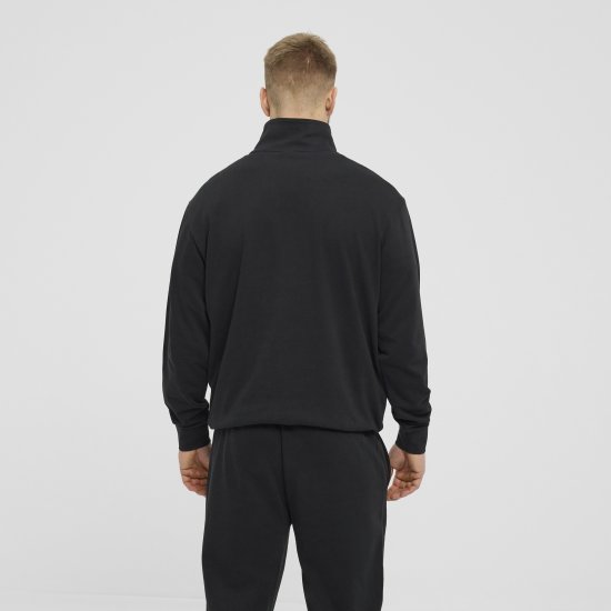 North Latitude Denim Half-Zip Sweatshirt Black TALL - TALL džemperi - 