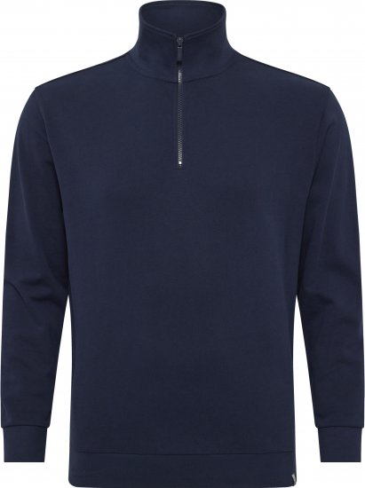 North Latitude Denim Half-Zip Sweatshirt Navy Blue TALL - TALL džemperi - 