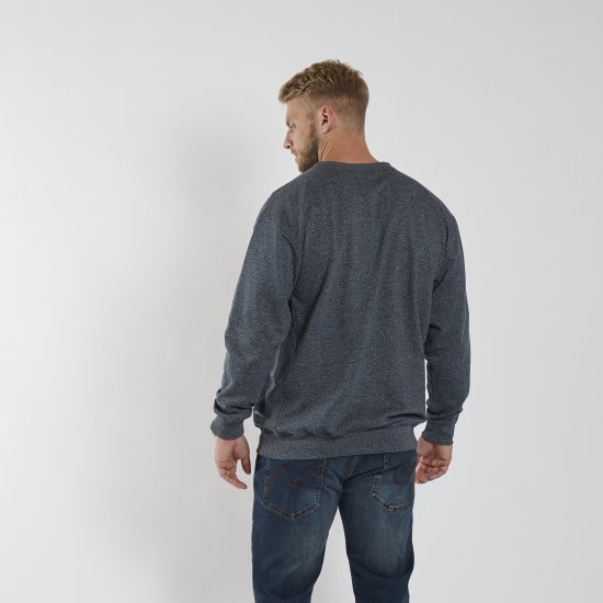North Latitude O-Neck Sweatshirt Blue Melange TALL - TALL džemperi - 