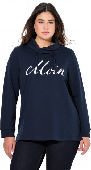 Ulla Popken Moin Graphic Sweatshirt Navy - Džemperi un džemperi ar kapuci - 