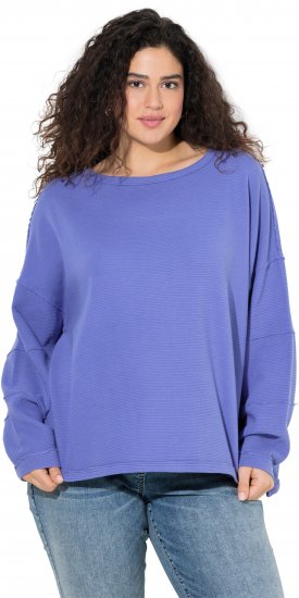 Ulla Popken Inverted Seam Long Sleeve Sweatshirt Lavender - Džemperi un džemperi ar kapuci - 
