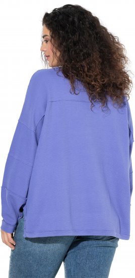 Ulla Popken Inverted Seam Long Sleeve Sweatshirt Lavender - Džemperi un džemperi ar kapuci - 