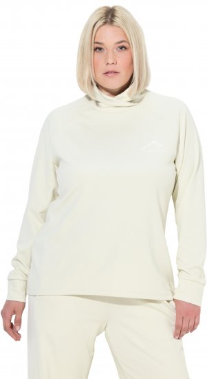 Ulla Popken Antibacterial Sporty Fit Sweatshirt Taupe - Džemperi un džemperi ar kapuci - 