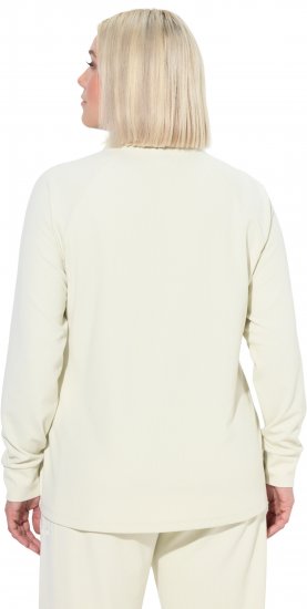 Ulla Popken Antibacterial Sporty Fit Sweatshirt Taupe - Džemperi un džemperi ar kapuci - 