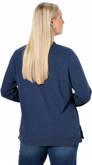 Ulla Popken Let It Snow Sequins Sweatshirt Ink Blue - Džemperi un džemperi ar kapuci - 