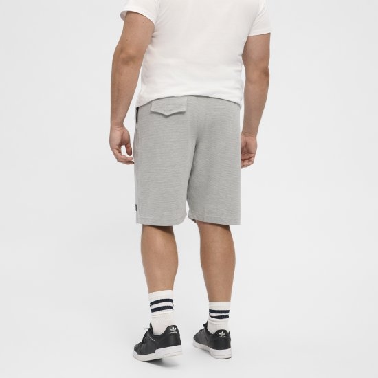 North Latitude Ottoman Sweatshorts Mid Grey - Sporta bikses un šorti - Sporta bikses un Sporta šorti - 2XL-12XL