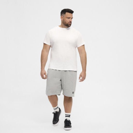 North Latitude Ottoman Sweatshorts Mid Grey - Sporta bikses un šorti - Sporta bikses un Sporta šorti - 2XL-12XL