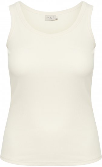 Kaffe Curve Carina Tops bez piedurknēm Chalk - T-krekli - 
