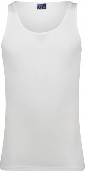Adamo 320116 Fine Rib Undershirt White - Apakškrekli - 