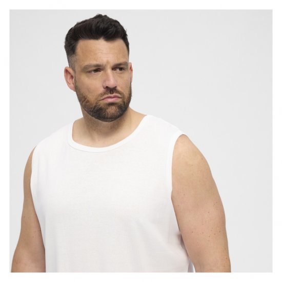 North Latitude Tanktop White - Lielo vīriešu t-krekli bez piedurknēm - Lielo vīriešu t-krekli bez piedurknēm