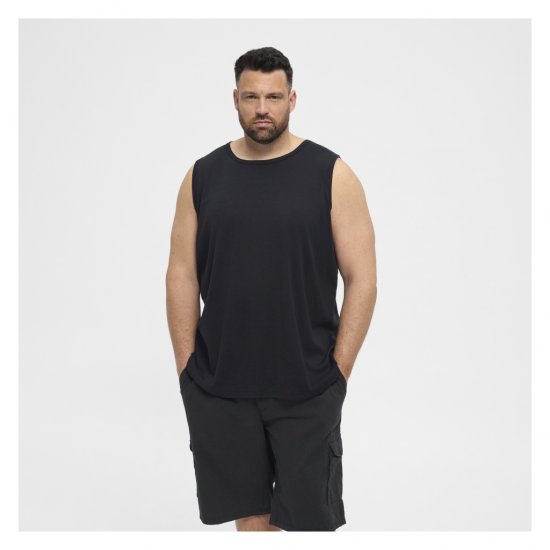 North Latitude Tanktop Black - Lielo vīriešu t-krekli bez piedurknēm - Lielo vīriešu t-krekli bez piedurknēm