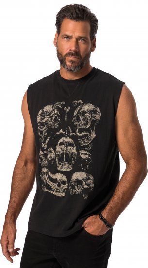 JP1880 Tanktop Skulls Black - T-krekli - T-krekli - 2XL-14XL
