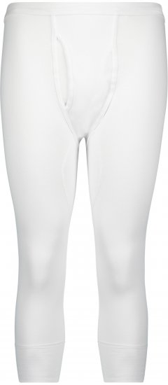 Adamo Royal Thermal Long Johns 3/4 Fine Ribbed White - Apakšveļa un peldšorti - Apakšveļa - 2XL-8XL