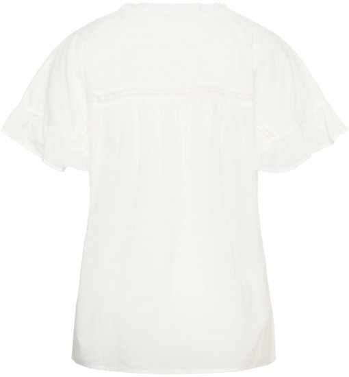 Kaffe Curve Valeria Top Chalk - Topi - 